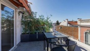 1BDR Apartment with AC and Terrace by LovelyStay